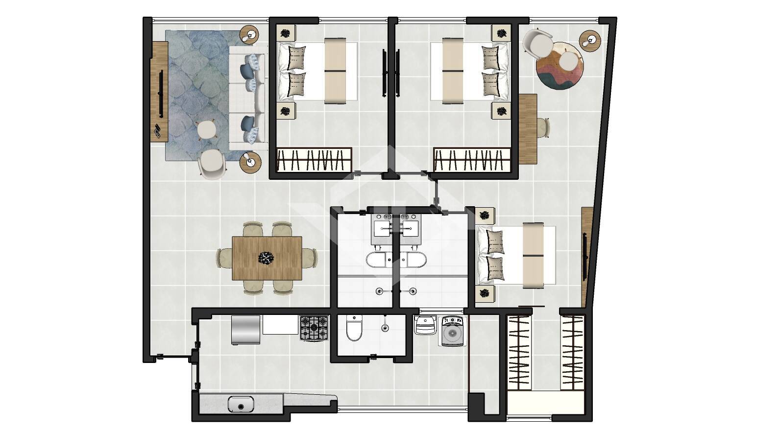 Apartamento à venda com 3 quartos, 100m² - Foto 15