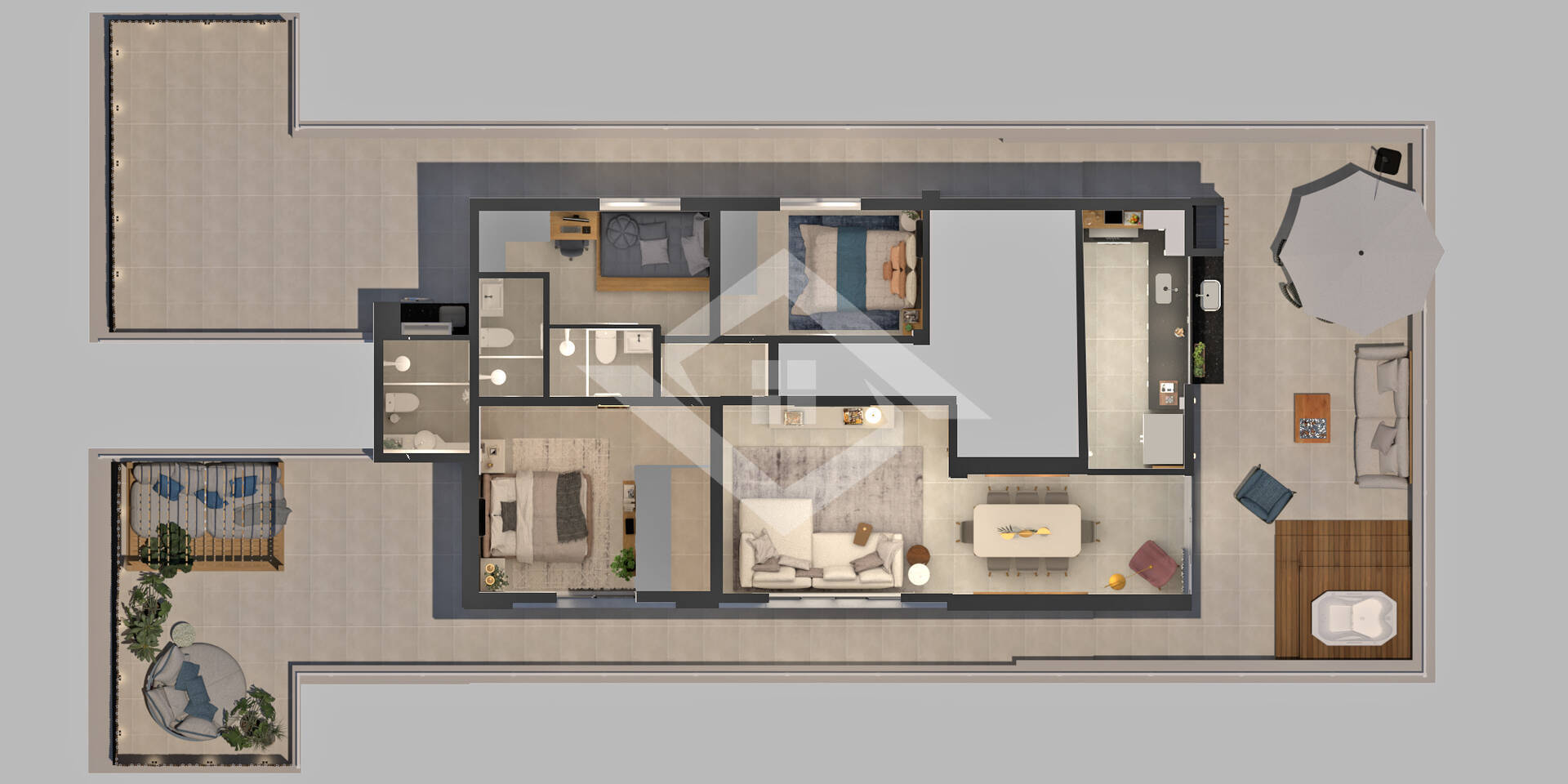 Apartamento à venda com 3 quartos, 237m² - Foto 7