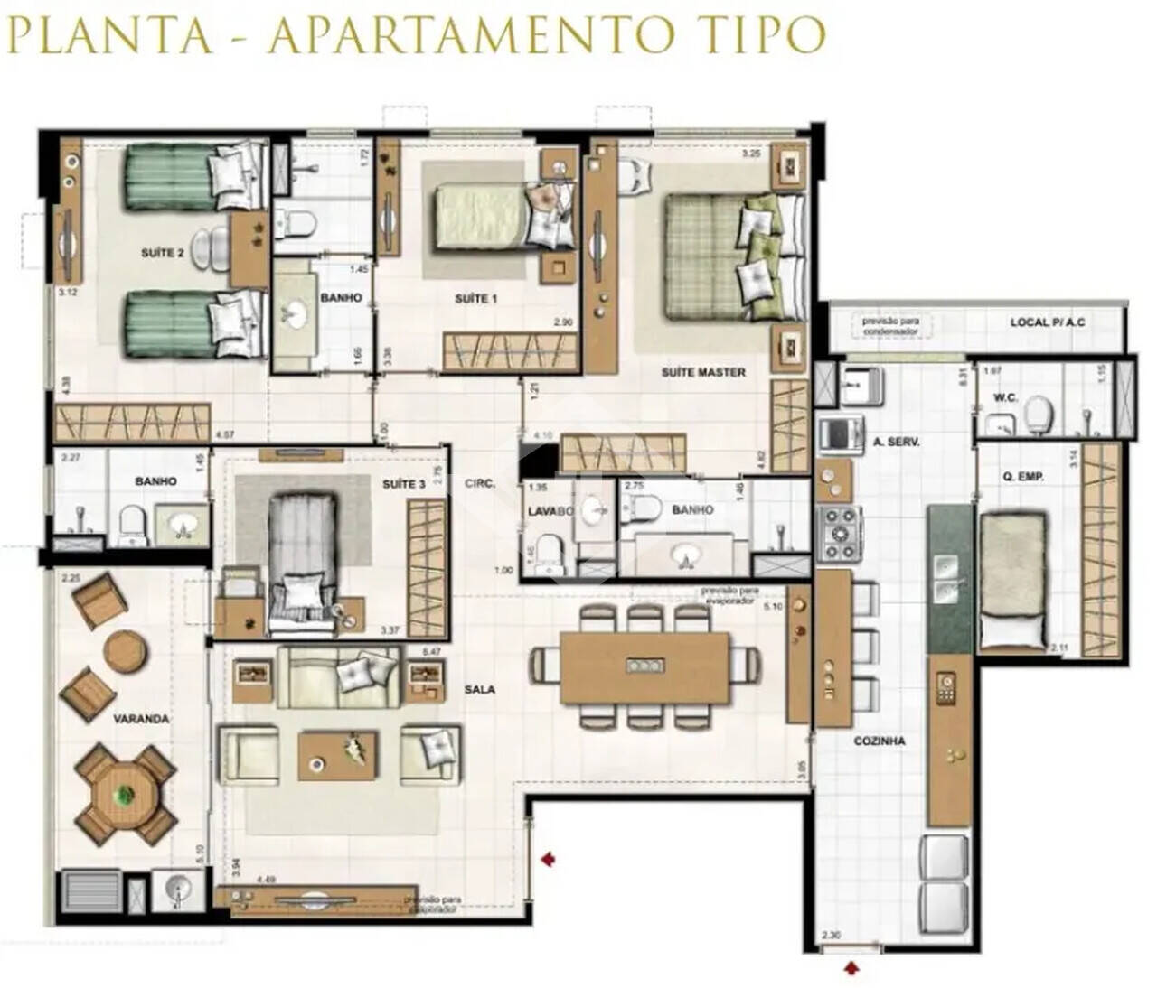 Apartamento à venda com 4 quartos, 143m² - Foto 4